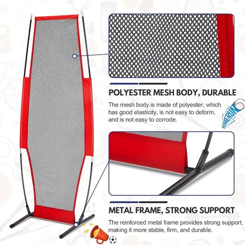 Shappy 5 Pcs Baseball Softball Pitching Target Dummy Defender Training Mannequin 63.8" x 20.9" Portable Defender Practice Dummy for Soccer Football Softball in Saudi Arabia