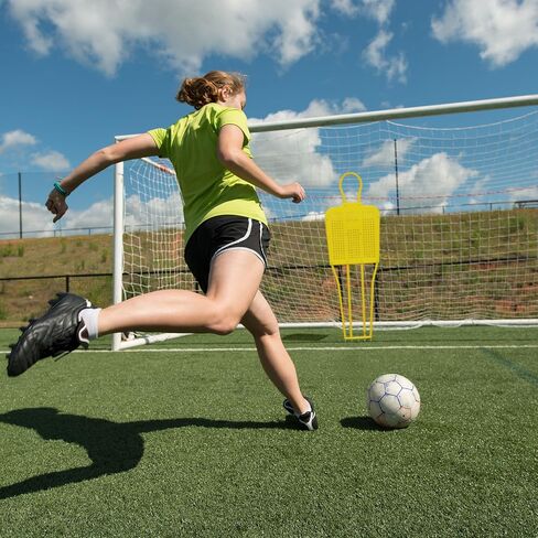 Crown Sporting Goods Steel Soccer Training Penalty Dummy - (5' 2") Portable Defender for Coaching Free-Kicks, Offense, & Defense in Saudi Arabia