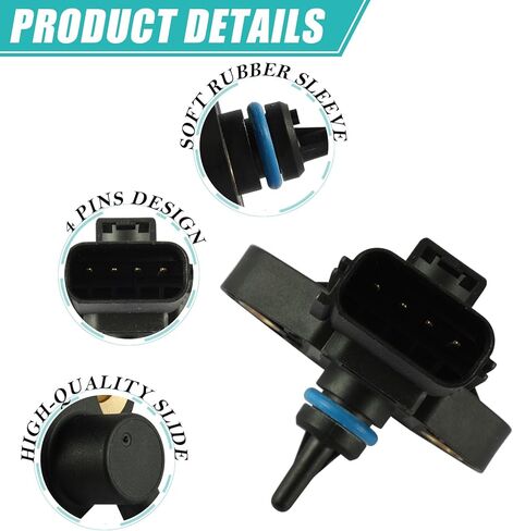 مستشعر ضغط حقن الوقود من AULINK 3F2Z9G756AC لسيارة Crown Victoria F150 E150 F250 E250 F350 E350 Super Duty Escape Expedition Explorer Five Hundred Focus Fusion Mustang Taurus 0261230093 CM5229 in Saudi Arabia