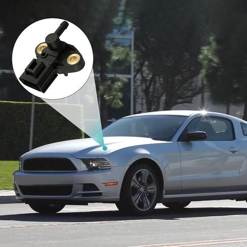 مستشعر ضغط حقن الوقود من AULINK 3F2Z9G756AC لسيارة Crown Victoria F150 E150 F250 E250 F350 E350 Super Duty Escape Expedition Explorer Five Hundred Focus Fusion Mustang Taurus 0261230093 CM5229 in Saudi Arabia