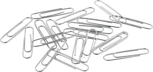 Amazon Basics No. 1 Paper Clips, Smooth, 1000 Count (10 Pack of 100), Silver in Saudi Arabia