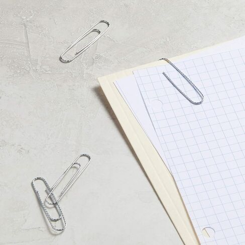 Amazon Basics No. 1 Paper Clips, Smooth, 1000 Count (10 Pack of 100), Silver in Saudi Arabia