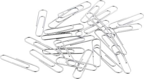 Amazon Basics No. 1 Paper Clips, Smooth, 1000 Count (10 Pack of 100), Silver in Saudi Arabia