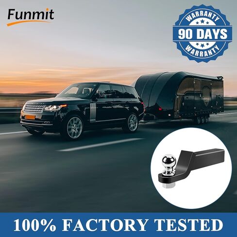 وصلة ربط المقطورة مع كرة مقاس 2 بوصة ومشبك دبوس وصلة، وصلة كرة سحب من الفولاذ الصلب تناسب جهاز استقبال 2 بوصة، 6000 رطل، قطرة 2 بوصة in Kuwait