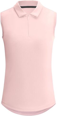 BALEAF Girls' Golf Shirt Sleeveless Tennis Tank Tops 1/4 Zip Kids Athletic Polo Shirts Quick Dry UPF 50+ in Saudi Arabia