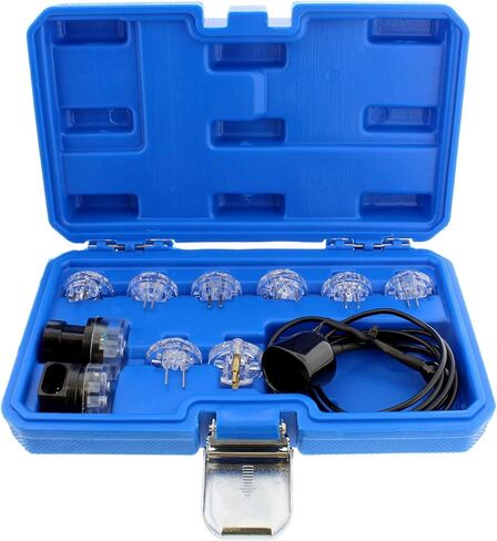 ABN Deluxe Noid Light Test Kit، أداة اختبار حاقن الوقود Noid Light Set، طقم اختبار حاقن الوقود الخفيف 10 قطع in Saudi Arabia