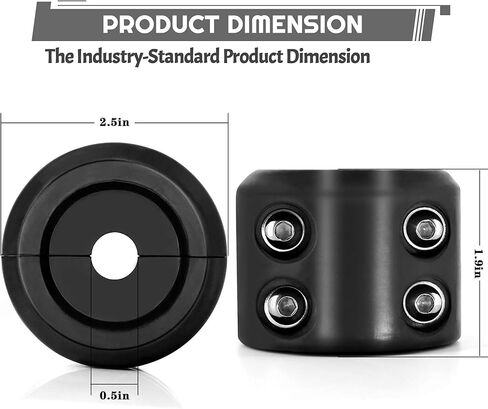 سدادة خطاف كابل ونش TYT: تمنع تلف المصد والكابل، مادة مطاطية متينة، سهلة التركيب، تعزز السلامة لمركبات ATV، UTV، ورافعات الشاحنات، تتضمن العبوة الكاملة in Kuwait