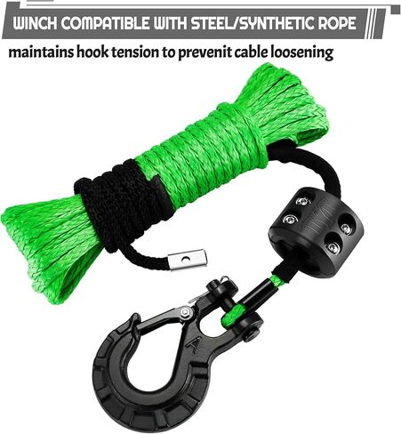 سدادة خطاف كابل ونش TYT: تمنع تلف المصد والكابل، مادة مطاطية متينة، سهلة التركيب، تعزز السلامة لمركبات ATV، UTV، ورافعات الشاحنات، تتضمن العبوة الكاملة in Kuwait