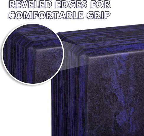كتل اليوغا Ewedoos 2 حزمة كتلة اليوغا صديقة للبيئة عالية الكثافة غير قابلة للانزلاق كتلة اليوغا مجموعة لليوجا بيلاتيس in Kuwait
