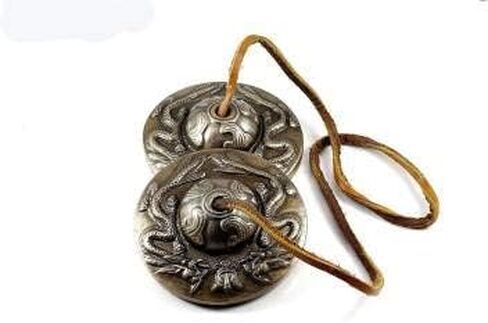 RATNA Musical Instruments Manjeera/Manjira Traditional Instrument Indian Music Handcrafted Brass Cymbals Manjeere Dragon Design in Saudi Arabia