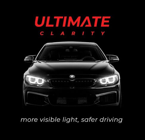 غلاف VViViD + Ultimate للمصابيح الأمامية من الفينيل (16 بوصة × 10 أقدام، دخان خفيف للغاية) in Kuwait
