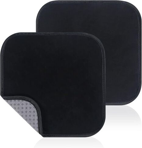 Mangrove Bowling Towel, Microfiber Bowling Ball Towels to Wipe Off Ball, 8'' x 8'' Bowling Rag Washable Bowling Shammy Pad (2-Pack Gray) in Kuwait