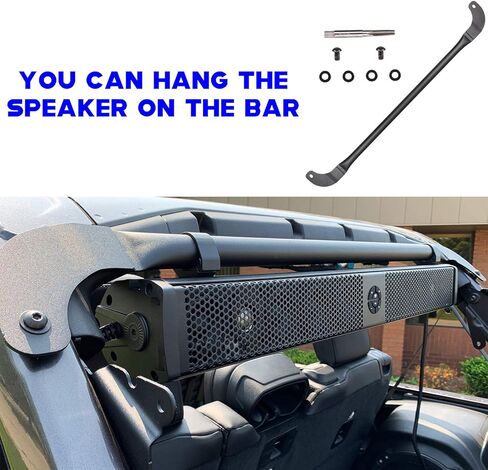 لفة قفص الضوء/مكبر الصوت جبل جذع بار ل 2018-2022 جيب رانجلر JL غير محدود 4 أبواب فقط in Kuwait