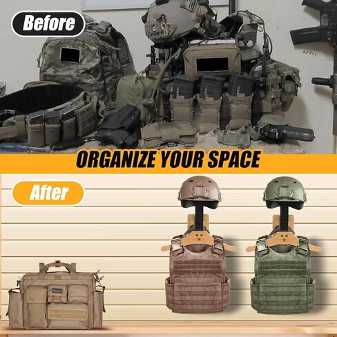 Nausear Helmet Holder Wall Mount, Motorcycle Helmet Rack Wall Mount, Tactical Gear Wall Mount, Police Gear Rack, Wall Organizer for Motorcycle Baseball Football Rugby Cycling Gear in Kuwait