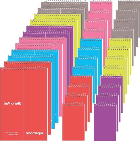 36 قطعة من وسادات ستينو الحلزونية ومجموعة دفتر الجيب مقاس 6 × 9 بوصة دفتر ملاحظات ستينو للكتابة 3 × 5 بوصة دفاتر ملاحظات صغيرة 75 ورقة مبطنة وسادات ملاحظات حلزونية للمكتب وإكسسوارات المنزل والمدرسة in Kuwait