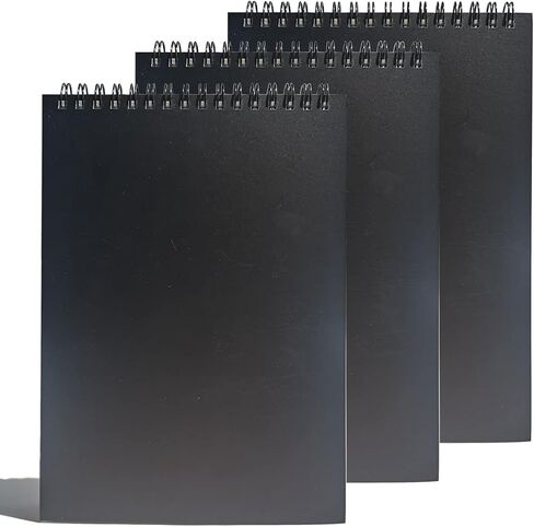 Spiral Steno Pads, Lined Note Pads, 3Pack, 6" x 8", 60 Sheets Steno Books in Saudi Arabia