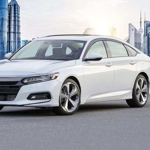 واقيات المطر الدخانية من ACLONG مناسبة لسيارة Honda Accord 2018 2019 2020 2021 2022، واقي نافذة مضاد للكسر، عاكسات النوافذ، عاكسات فتحات التهوية، مجموعة مكونة من 6 قطع in Saudi Arabia