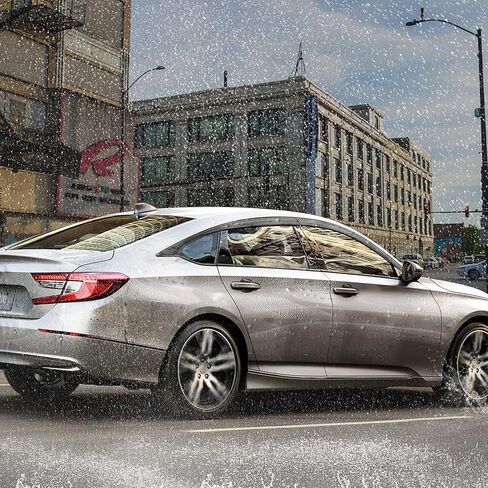 واقيات المطر الدخانية من ACLONG مناسبة لسيارة Honda Accord 2018 2019 2020 2021 2022، واقي نافذة مضاد للكسر، عاكسات النوافذ، عاكسات فتحات التهوية، مجموعة مكونة من 6 قطع in Saudi Arabia
