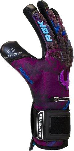 Renegade GK Limited Edition Rogue Soccer Goalie Gloves with Microbe-Guard (Sizes 6-11, Level 4+) Pro-Tek Fingersaves & 4+3MM Giga Grip | Only 1500 Made for Each Style | Based in The U.S.A. in Saudi Arabia