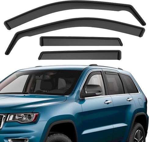 واقيات المطر الدخانية من ACLONG مناسبة لسيارة Honda Accord 2018 2019 2020 2021 2022، واقي نافذة مضاد للكسر، عاكسات النوافذ، عاكسات فتحات التهوية، مجموعة مكونة من 6 قطع in Kuwait