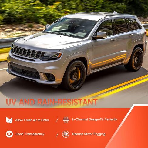 واقيات المطر الدخانية من ACLONG مناسبة لسيارة Honda Accord 2018 2019 2020 2021 2022، واقي نافذة مضاد للكسر، عاكسات النوافذ، عاكسات فتحات التهوية، مجموعة مكونة من 6 قطع in Kuwait