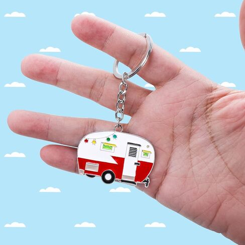 قطعتين من سلسلة مفاتيح التخييم، ملحقات تخييم RV لمقطورات السفر وسلسلة مفاتيح سيارة التخييم الرجعية in Kuwait