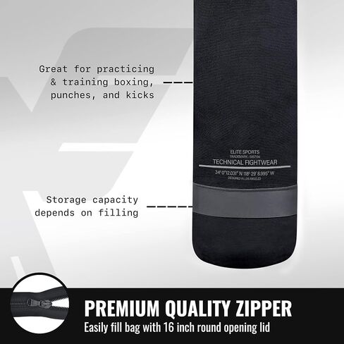 Canvas Punching Bags MMA Muay Thai Kickboxing Training Boxing Punching Bag with Chains in Saudi Arabia