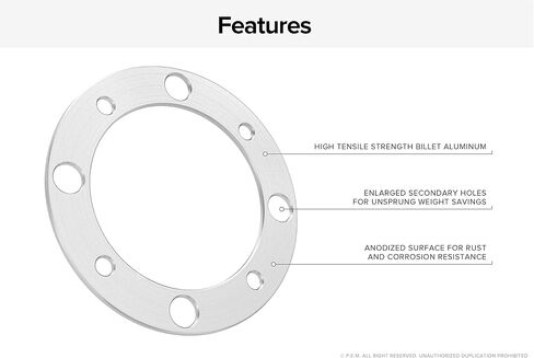 فواصل عجلة RockTrix 2 قطعة 5 مم 4 × 156 ATV متوافقة مع Polaris Kawasaki Outlaw (الأمامي فقط) Predator Ranger RZR Sportsman XP Lakota Mojave Tecate فضي in Kuwait