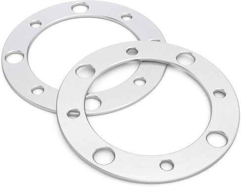 فواصل عجلة RockTrix 2 قطعة 5 مم 4 × 156 ATV متوافقة مع Polaris Kawasaki Outlaw (الأمامي فقط) Predator Ranger RZR Sportsman XP Lakota Mojave Tecate فضي in Kuwait