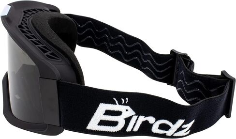 Birdz Pelican Black Fitover Padded ATV Motorcycle Riding Over The Glasses (OTG) Goggles in Saudi Arabia
