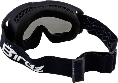 Birdz Pelican Black Fitover Padded ATV Motorcycle Riding Over The Glasses (OTG) Goggles in Saudi Arabia
