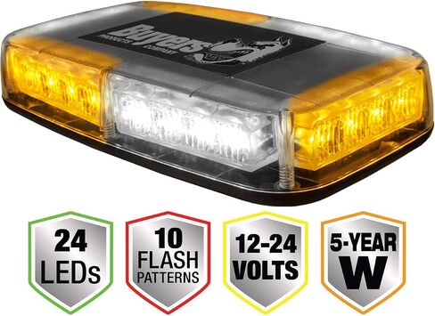 Buyers Products - 8891040 11-Inch Rectangular Multi-Mount LED Mini Light Bar, Amber in Kuwait