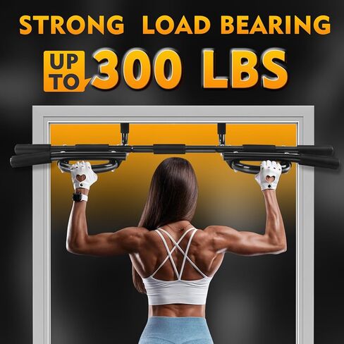 TBMLC Multi-Grip Lite شريط السحب لأعلى/الذقن لأعلى، برج الطاقة المنزلي لمعدات اللياقة البدنية المنزلية لتدريب القوة باللون الأسود (7.6، رطل) in Kuwait