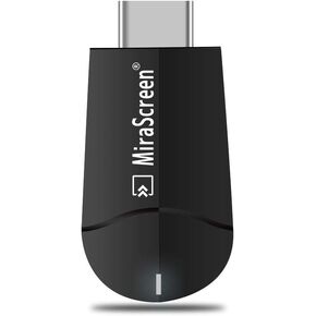 5G/2.4G Wireless Display Adapter, SmartSee 4K/1080P HDMI Screen Mirroring from iOS Android Phone Laptop to TV Projector Any HDMI Display, Dual Core Streaming Device Support Miracast Airplay DLNA