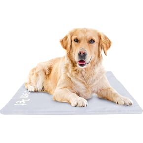 غطاء حصيرة تبريد الكلاب من The Green Pet Shop - كبير، سحابي - يحمي وسادة الحيوانات الأليفة الرائعة الخاصة بك من الأوساخ والتلف - يمكن غسله في الغسالة