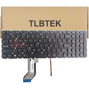 TLBTEK Backlight Keyboard Replacement Compatible with Lenovo Ideapad Y700-15ISK Y700-17ISK Y700-15ACZ SN20H54489 SN20H54485 SN20H54506 T6Y1B-US Series Laptop