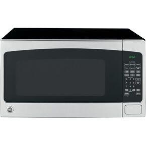 GE Countertop Microwave Oven, 1,200-watt Capacity, 2.0 Cubic Ft., 8 Auto Setting Cooking Settings, Child-Lock Technology, Kitchen Essentials for the Countertop, Dorm Room or Apartment, Satinless Steel