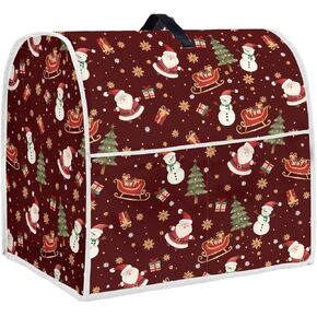 Thanksgiving Maple Leaf Kitchen Aid Covers for Stand Mixer Coffee Maker Bread Maker with Extra Pockets Fit Tilt Head Bowl Lift Models Mixers 4.5-5 Quart