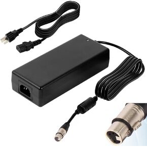 AC DC Power Supply Adapter 12V 10A with 4-Pin Neutrix XLR Female Connector Power Pro Cameras Panasonic YAGH,Blackmagic ATEM Studio pro,Blackmagic URSA Mini,Blackmagic URSA G1,Blackmagic URSA G2