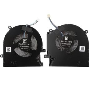CPU+GPU Cooling Fan DC12V for HP OMEN 15-EK 15-EN GTX1660Ti RTX20 Series TPN-Q236 TPN-Q238 15-EK0020ca 15-EK0008ca 15-EN0013dx 15-EK0023dx M04215-001 ND8CC02-19J23 M04216-001 ND8CC02-19J22 0.5A