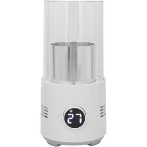 Cool and Heat Smart Cup, 2 in 1 Portable Beverage Drink Cooler Warmer Degree C ‑60 Fast Cooling Heating, Lightweight Electric Heating Cup for Parties /Offices /Travel One Key to Start