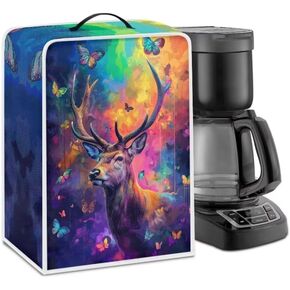 Sunflower Coffee Maker Cover Stain Resistant Small Appliance Covers for Kitchen Counter Waterproof Coffee Maker Appliance Dust Covers