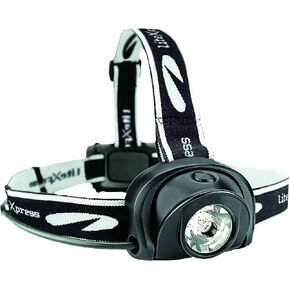 Litexpress LXL205001 Liberty 113-4, 303 Lumens Headlamp IP64 1 High Performance Seoul Semi LED NEW upgraded VERSION, Rear 2 Mode red LED in Battery pack