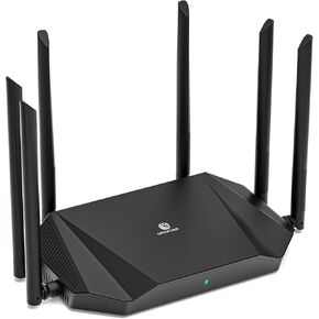 WiFi 6 Router AX3000 Internet High Speed-802.11ax Wireless Router with 6 Omni-Directional Antennas, Dual Band Gigabit Computer Router Mesh Network Support,Dual Band Internet Router,VPN Router
