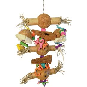 Prevue Pet Products Physical & Mental Bodacious Bites Bamboo Shoots Bird Toy 62474