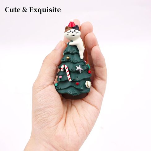 sdroceRyaM Cartoon Record Player Decor Cute Cat Weight Stabilizer Christmas Elements Decoration Turntable Weight Clamp for LP Disc Turntable Accessory in Saudi Arabia