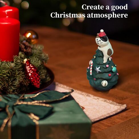 sdroceRyaM Cartoon Record Player Decor Cute Cat Weight Stabilizer Christmas Elements Decoration Turntable Weight Clamp for LP Disc Turntable Accessory in Saudi Arabia