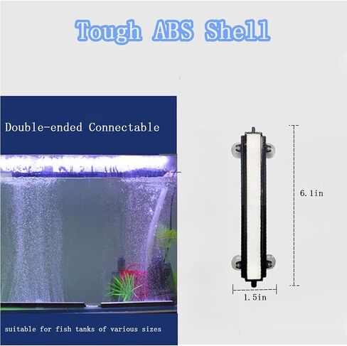 Aquarium Air Stone - Fish Tank Nano Bubble Stone High Dissolved Oxygen Diffuser Makes - Air Bubbler for Nano Air PumpFish Tank Small Bucket and Hydroponics in Saudi Arabia