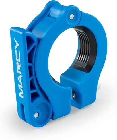 Marcy Olympic Barbell Lock Collar Clips to Secure Olympic Weight Plates on an Olympic Bar - OBC-7RD in Kuwait