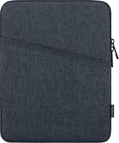 MoKo 9-11 Inch Tablet Sleeve Fits iPad air 5 10.9" 2022, iPad Pro 11 M2 2022-2018, iPad 10th 10.9 2022,iPad 9/8/7th Gen 10.2, iPad Air 4/3, iPad 9.7, Tab A 10.1, Polyester Bag with Pocket, Space Gray in Saudi Arabia